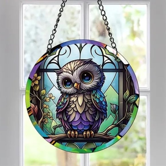 Unbranded Other - 🆕Owl Suncatcher to hang in windows, hang in a sunroom, or child playroom, NWT